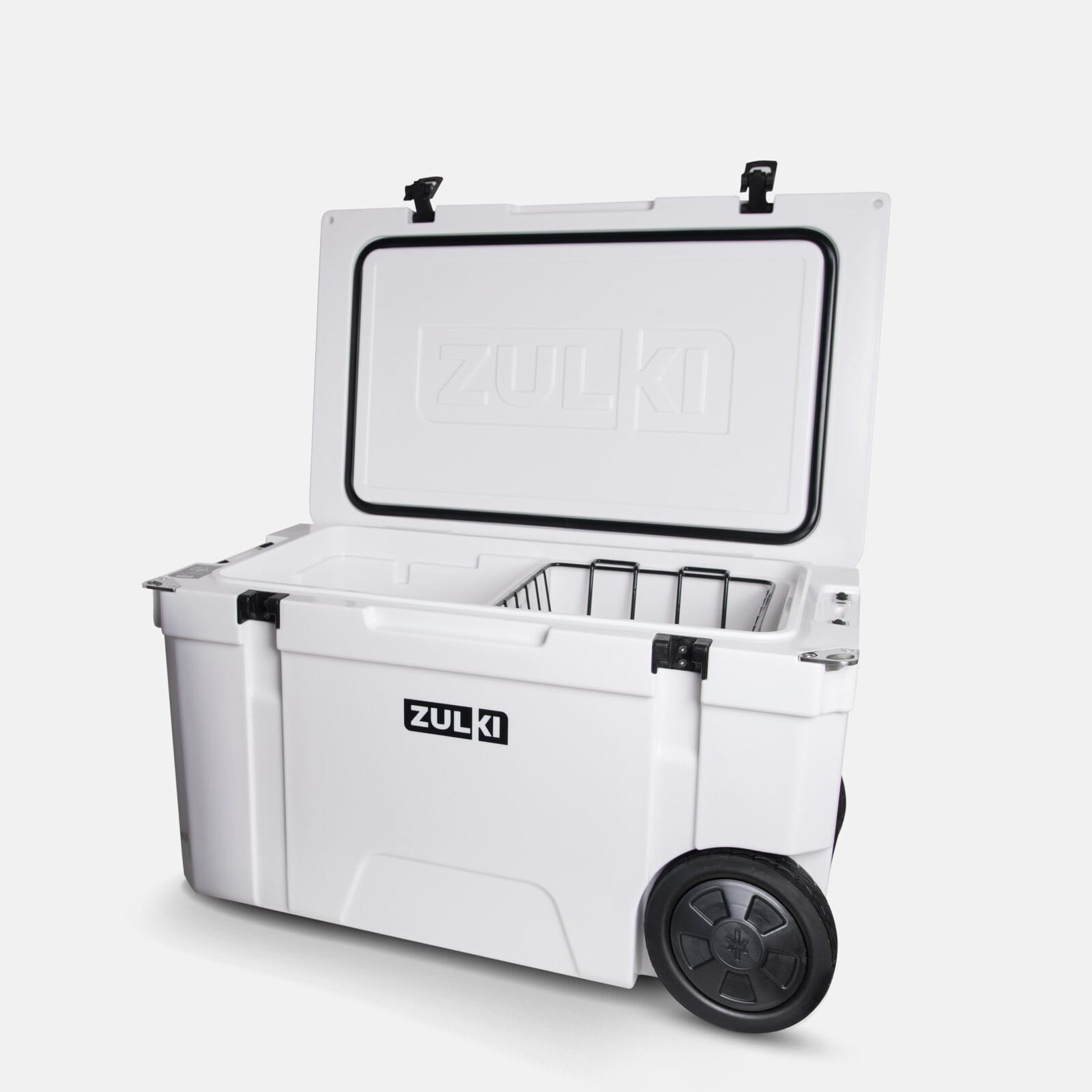ZULKI - Conservadora con Ruedas 65QT - Blanco Nieve