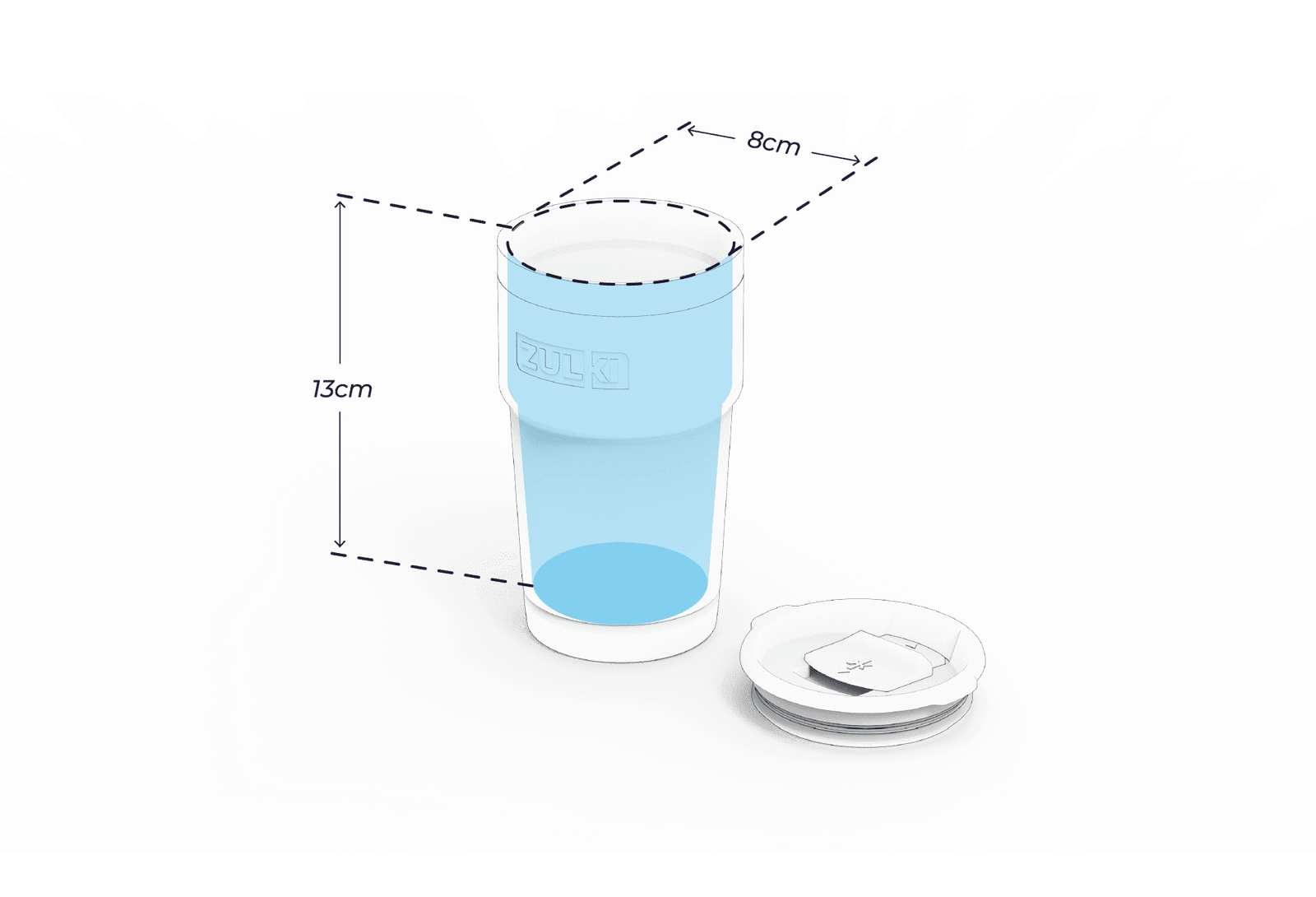 Vaso Térmico 0.500lts Para el café de la mañana, el té durante el día o una bebida fría al final de la jornada, este vaso térmico apilable de 500 ml mantiene la temperatura por horas y se guarda casi sin ocupar espacio. Entran: 500 mililitros de líquido Revestimiento interno cerámico Greblon® - Preserva el sabor A prueba de derrames